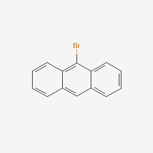 Chemical structure of 9-Bromoanthracene