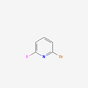 Chemical structure of 2-Bromo-6-iodopyridine