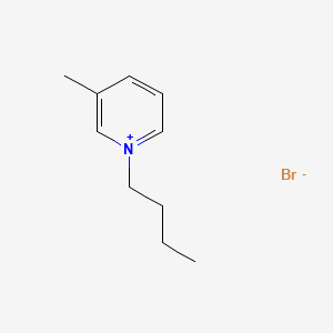 Chemical structure of 1-Butyl-3-methylpyridinium Bromide