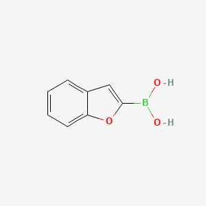 Chemical structure of Benzo[b]furan-2-boronic acid