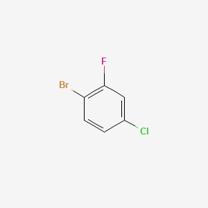 Chemical structure of 1-Bromo-4-chloro-2-fluorobenzene