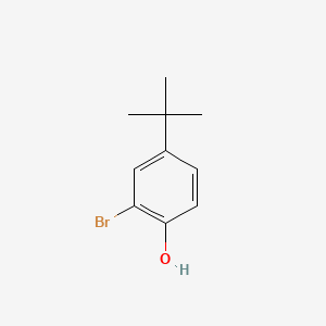 Chemical structure of 2-Bromo-4-tert-butylphenol