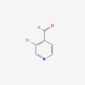 Chemical structure of 3-Bromo-4-pyridinecarboxaldehyde