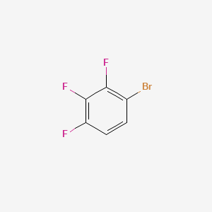 Chemical structure of 1-Bromo-2,3,4-trifluorobenzene