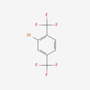 Chemical structure of 2,5-Bis(trifluoromethyl)bromobenzene