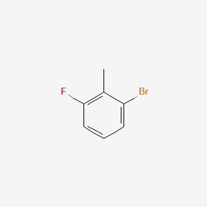 Chemical structure of 2-Bromo-6-fluorotoluene