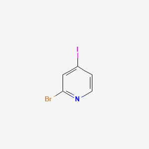 Chemical structure of 2-Bromo-4-iodopyridine