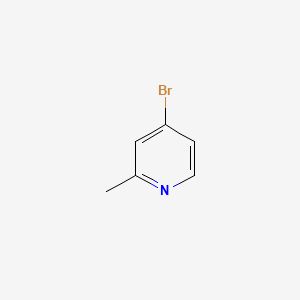 Chemical structure of 4-Bromo-2-methylpyridine