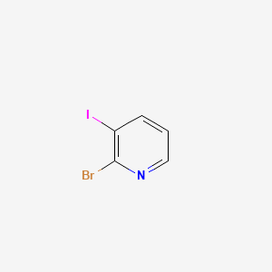 Chemical structure of 2-Bromo-3-iodopyridine