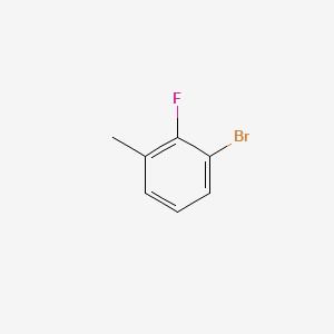 Chemical structure of 3-Bromo-2-fluorotoluene