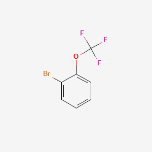 Chemical structure of 1-Bromo-2-(trifluoromethoxy)benzene