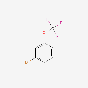 Chemical structure of 1-Bromo-3-(trifluoromethoxy)benzene