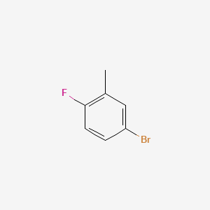 Chemical structure of 5-Bromo-2-fluorotoluene