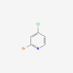 Chemical structure of 2-Bromo-4-chloropyridine
