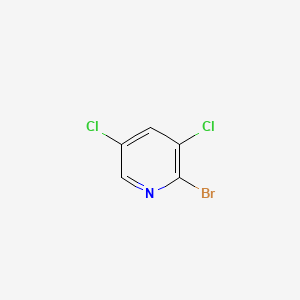 Chemical structure of 2-Bromo-3,5-dichloropyridine