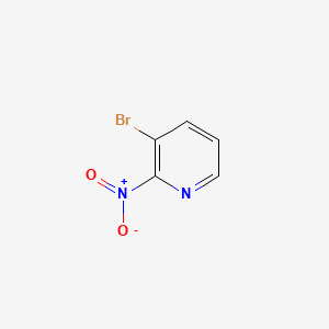 Chemical structure of 3-Bromo-2-nitropyridine
