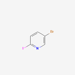 Chemical structure of 5-Bromo-2-iodopyridine