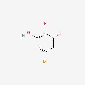 Chemical structure of 5-Bromo-2,3-difluorophenol