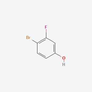 Chemical structure of 4-Bromo-3-fluorophenol