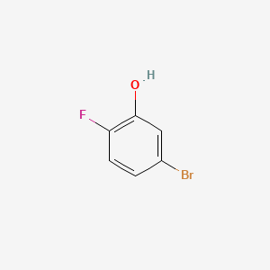 Chemical structure of 5-Bromo-2-fluorophenol