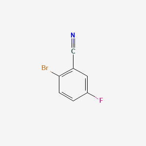Chemical structure of 2-Bromo-5-fluorobenzonitrile