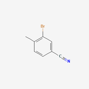 Chemical structure of 3-Bromo-4-methylbenzonitrile