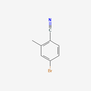 Chemical structure of 4-Bromo-2-methylbenzonitrile