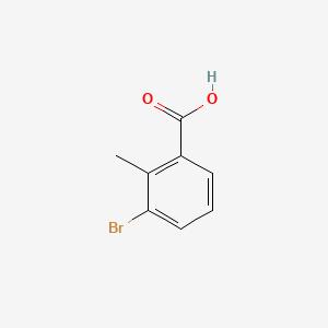 Chemical structure of 3-Bromo-2-methylbenzoic Acid
