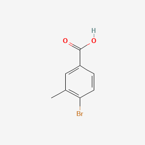 Chemical structure of 4-Bromo-3-methylbenzoic acid