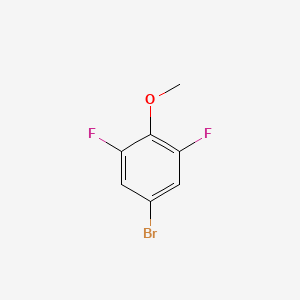 Chemical structure of 4-Bromo-2,6-difluoroanisole