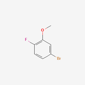 Chemical structure of 5-bromo-2-fluoroanisole
