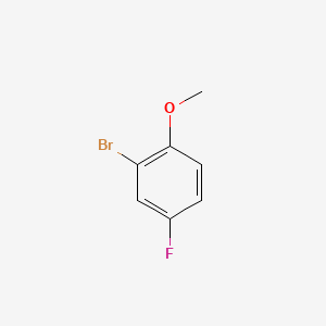 Chemical structure of 2-Bromo-4-fluoroanisole