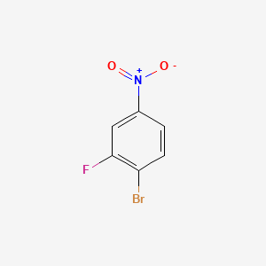 Chemical structure of 1-Bromo-2-fluoro-4-nitrobenzene