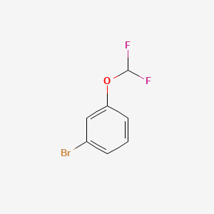 Chemical structure of 3-(Difluoromethoxy)bromobenzene