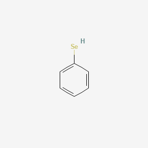 Chemical structure of Benzeneselenol