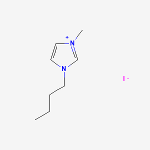Chemical structure of 1-Butyl-3-methylimidazolium Iodide