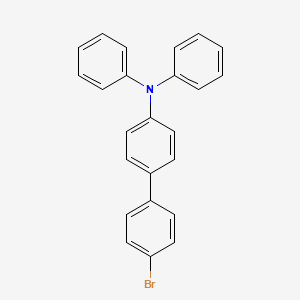 Chemical structure of 4-Bromo-4'-(diphenylamino)biphenyl