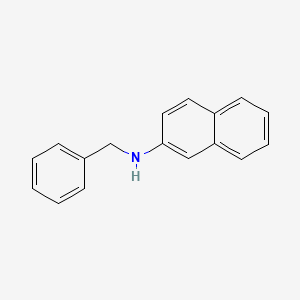 Chemical structure of N-Benzyl-2-naphthylamine