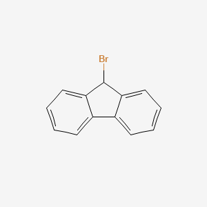 Chemical structure of 9-Bromofluorene