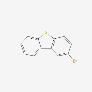 Chemical structure of 2-Bromodibenzothiophene