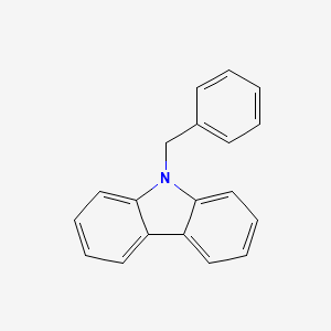 Chemical structure of 9-Benzylcarbazole
