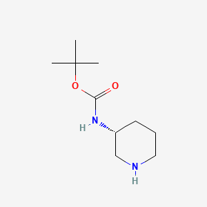 Chemical structure of (R)-3-(Boc-amino)piperidine
