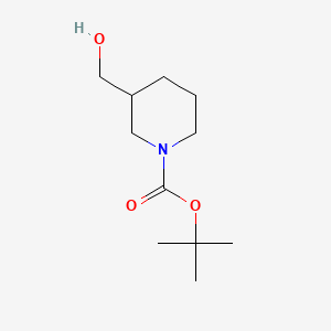 Chemical structure of N-Boc-piperidine-3-methanol