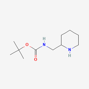 Chemical structure of 2-(Boc-aminomethyl)piperidine