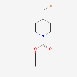 Chemical structure of 1-Boc-4-bromomethylpiperidine