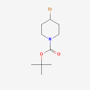 Chemical structure of 4-Bromo-N-Boc-piperidine