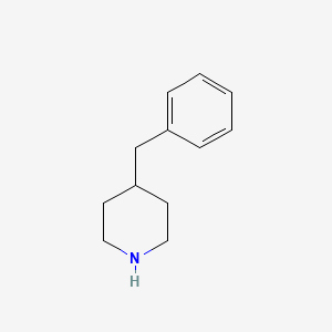 Chemical structure of 4-Benzylpiperidine