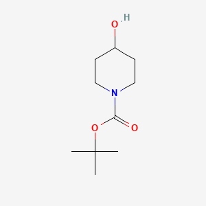 Chemical structure of N-Boc-4-Hydroxypiperidine