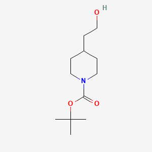 Chemical structure of N-Boc-4-piperidineethanol