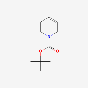 Chemical structure of 1-Boc-1,2,3,6-tetrahydropyridine